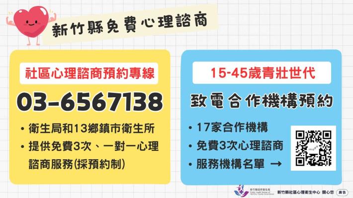 關愛自己從心出發及1925安心專線3