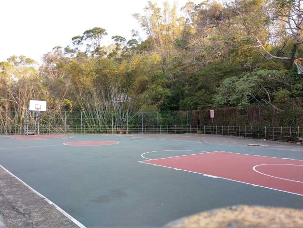 鳳林公園旁籃球場步道