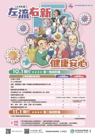 114年公費新冠疫苗接種對象