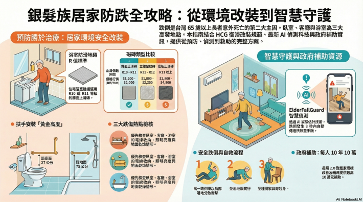 銀髮族居家防跌全攻略