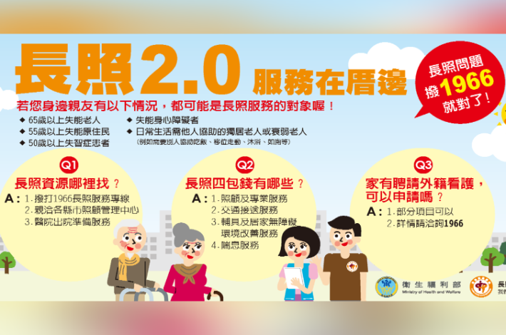 長照2.0 撥打1966