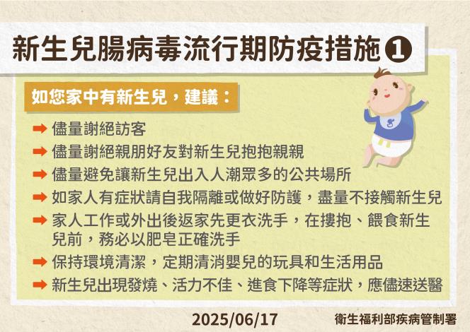 0617 新生兒腸病毒流行期防疫措施-01